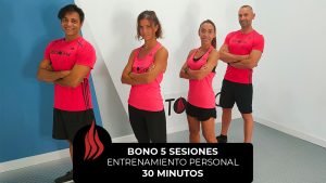 Entrenamiento Personal BONO 5 SESIONES 30 minutos
